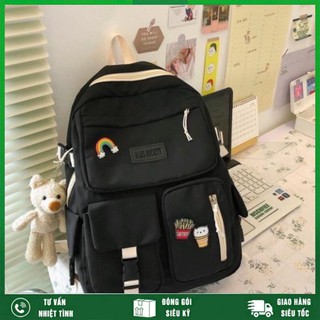 Balo ulzzang đi học nam nữ, balo du lịch 606ULZ