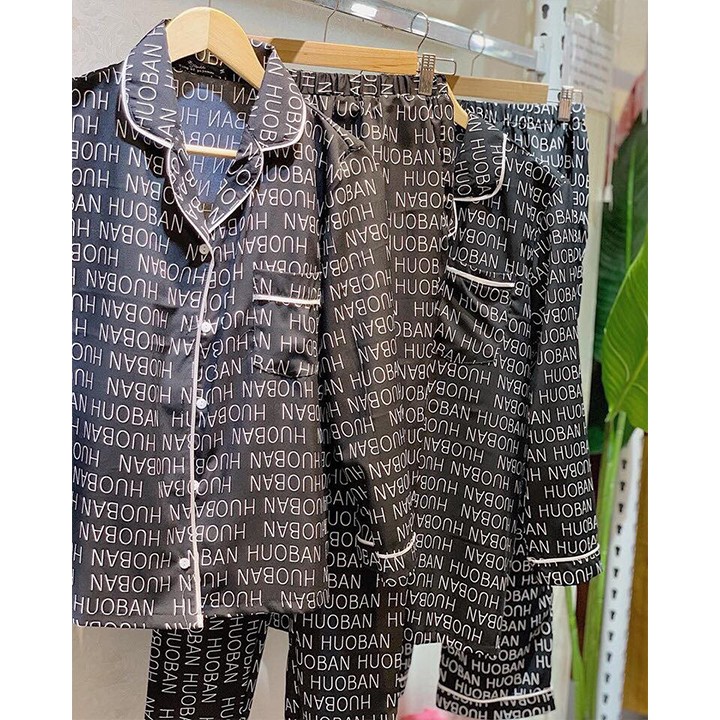 [Ưu Đãi Giảm 10k Khi Mua 2 Bộ] Bộ Quần Áo Dài Tay Mặc Nhà, Bộ Pijama Dài Tay Nam Nữ Chất Lụa