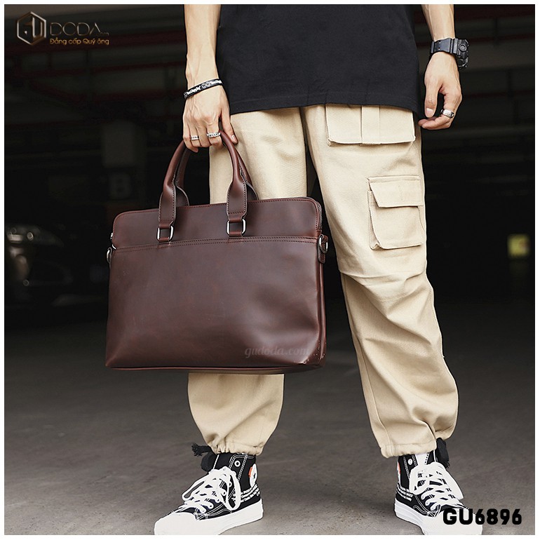 Túi Xách Da Công Sở GU6896 Túi Xách Nam Chất Liệu Da Cao Cấp | BigBuy360 - bigbuy360.vn