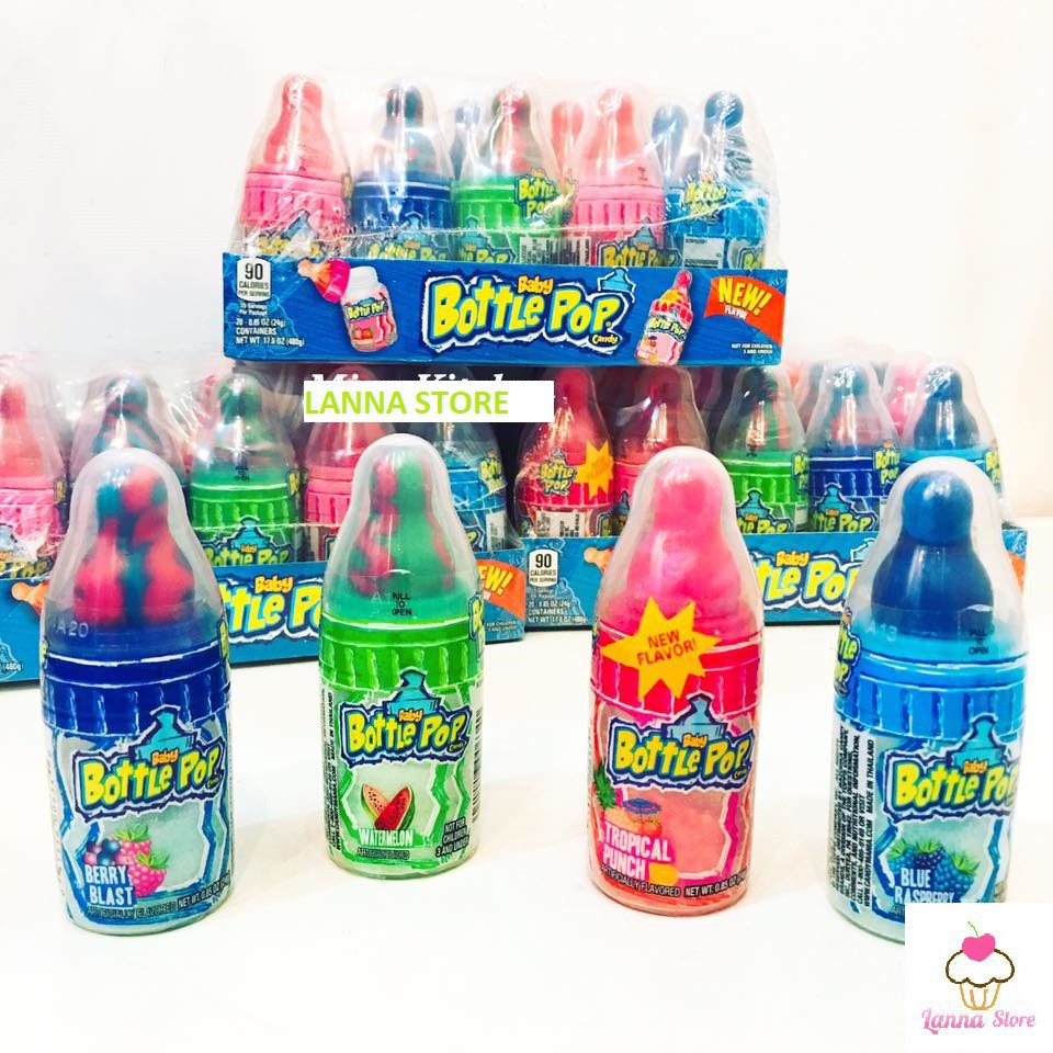 Kẹo bột bình sữa Bottle Pop bình 24g - Mỹ