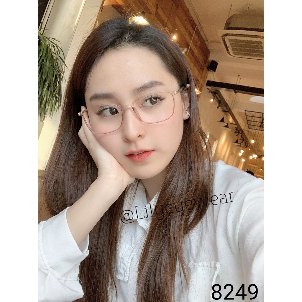 [Mã SKAMA07 giảm 8% đơn từ 250k] Gọng kính cận Lilyeyewears nữ kiểu dáng vuông tròn, đa dạng màu sắc - 8249 | BigBuy360 - bigbuy360.vn