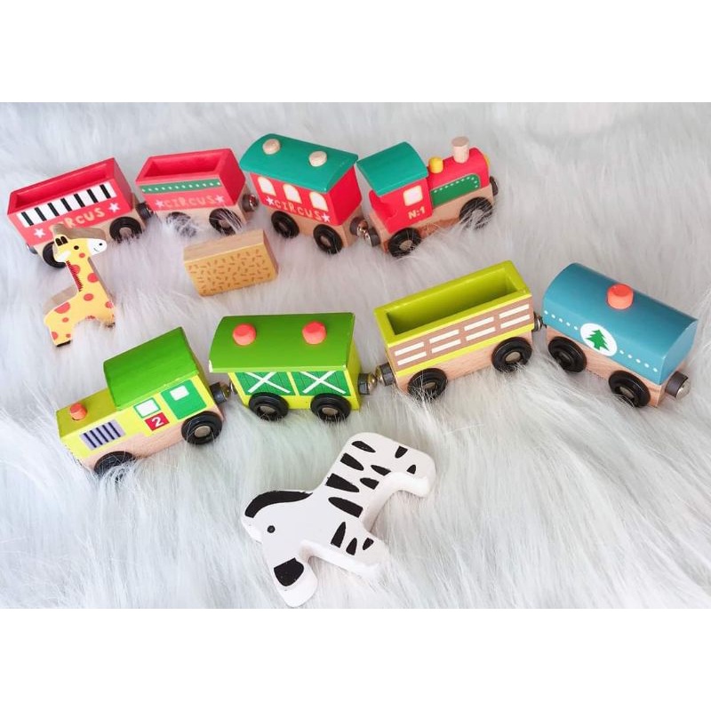 Đoàn tàu nam châm chở thú- xe lửa gắn nam châm