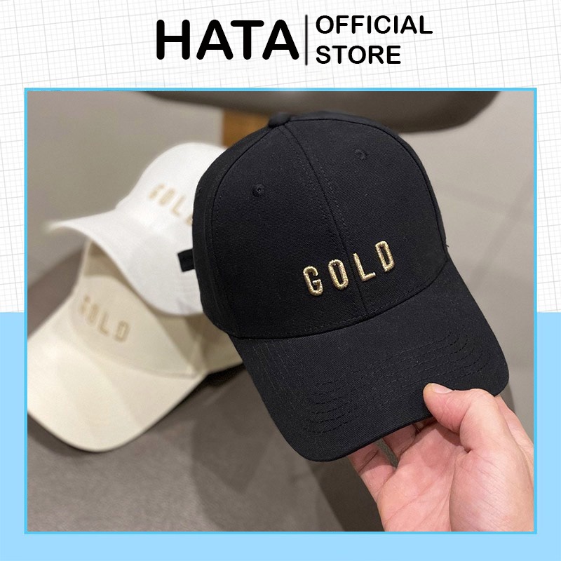 Mũ Lưỡi Trai Nón Kết Nhung Cao Cấp Thêu Chữ Gold 428 Phong Cách Nam Nữ