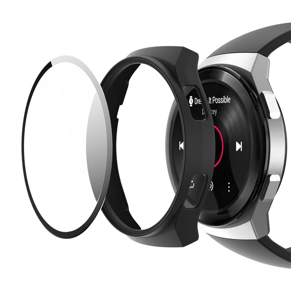 Ốp Bảo Vệ Mặt Đồng Hồ Bằng PC Cứng Nhám 9H Kèm Kính Cường Lực Cho HUAWEI WATCH GT 2e 46mm