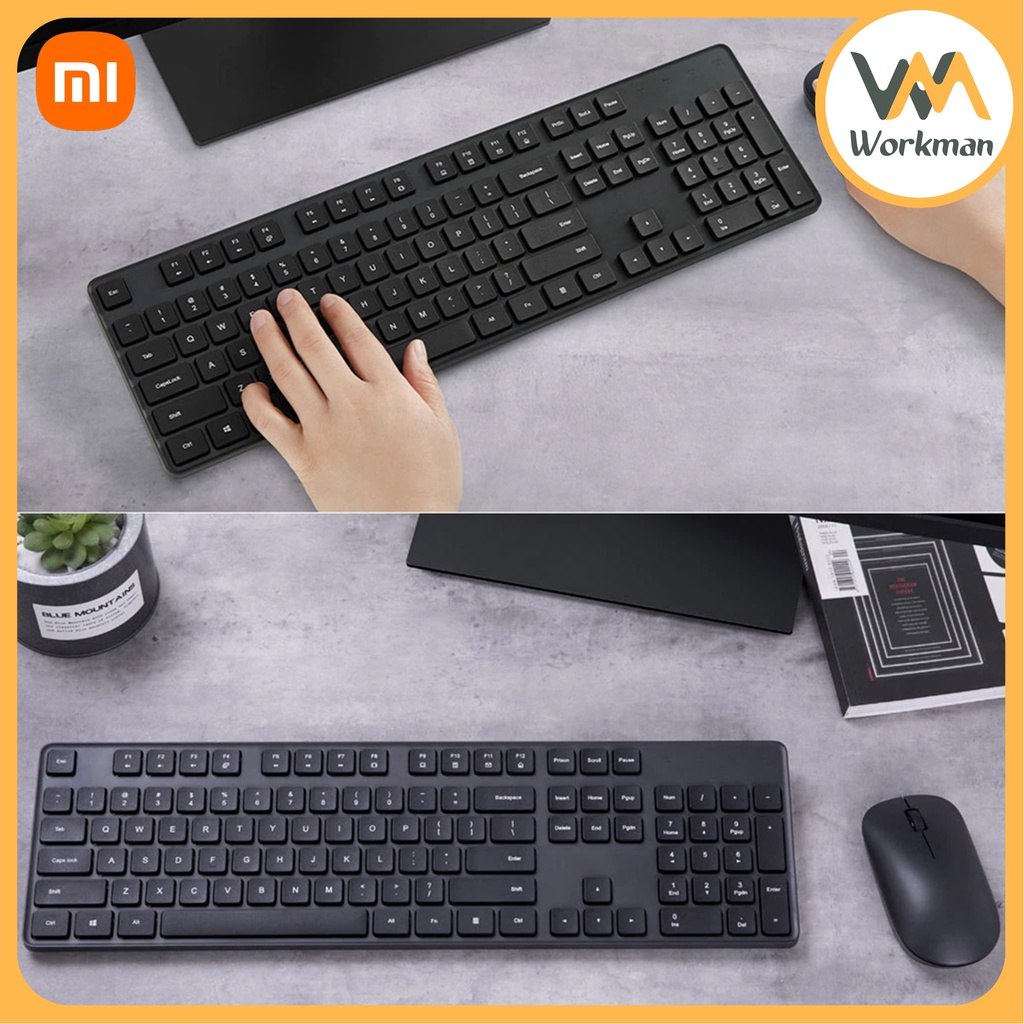 Bộ Bàn Phím Và Chuột Không Dây Xiaomi WXJS01YM - HÀNG CHÍNH HÃNG