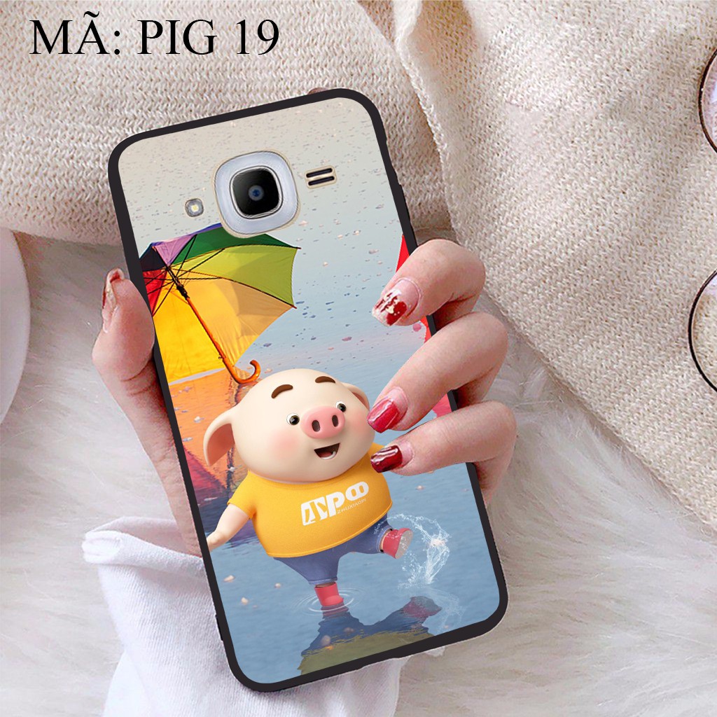 Ốp lưng Samsung J2 2016 viền dẻo TPU BST Pig Cute