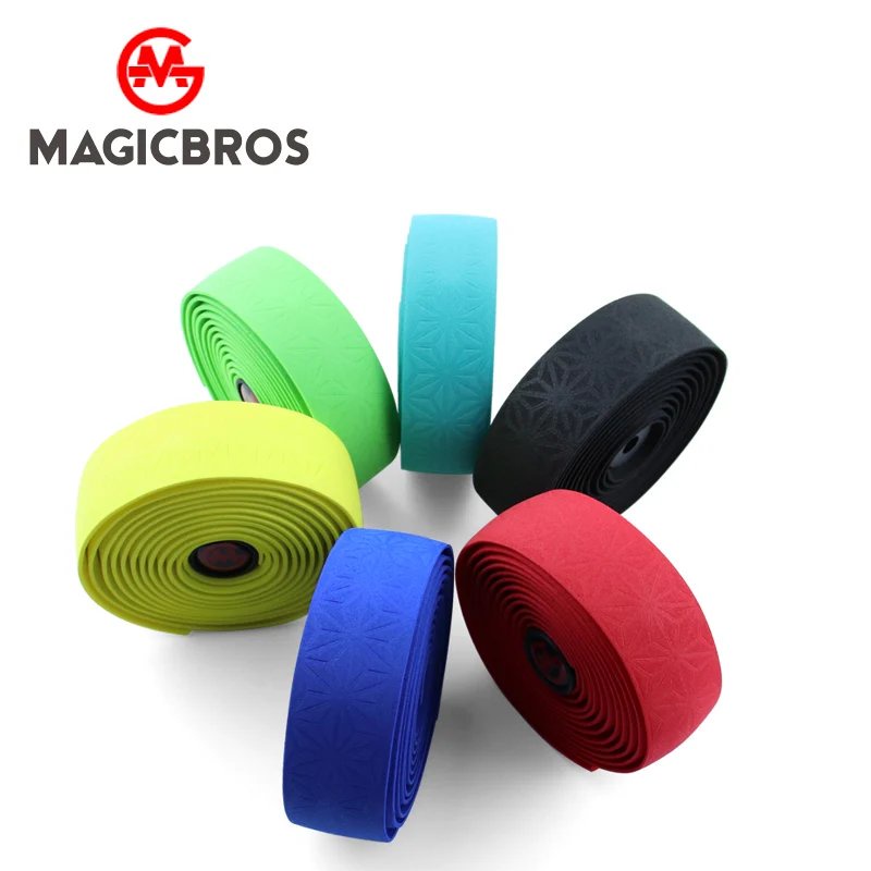 Dây quấn ghi đông xe đạp Magicbros mút xốp có vân siêu êm