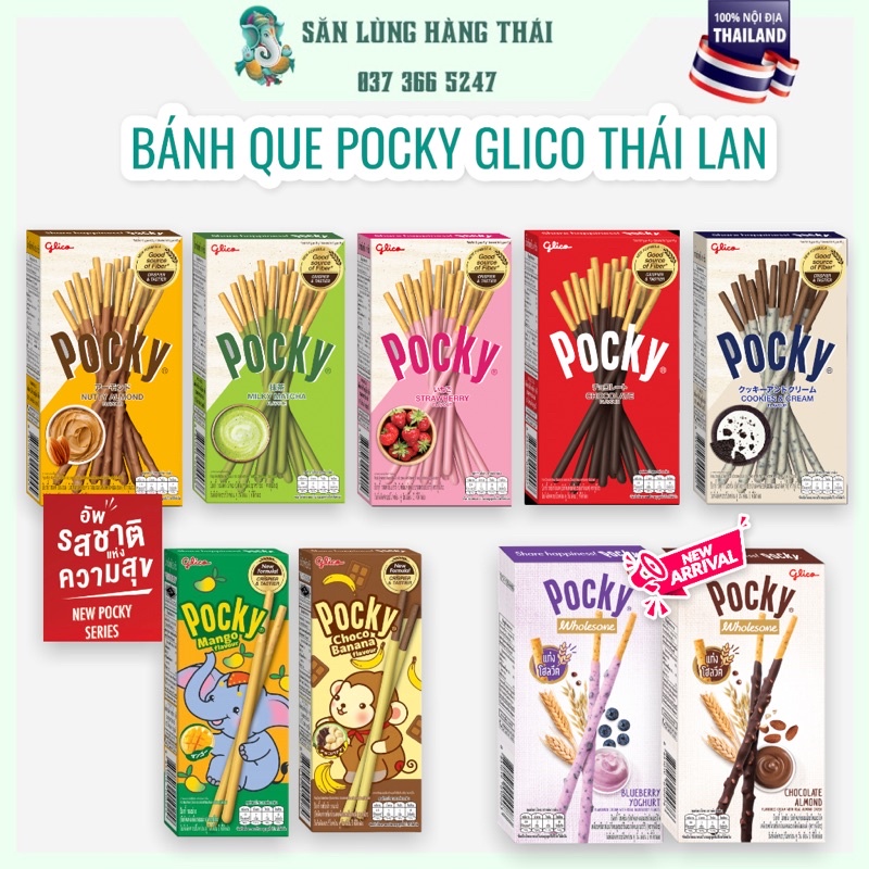 Bánh Que Pocky Thái Lan (Nhiều vị) Glico