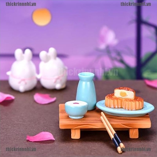 Tượng Thỏ Mini Trang Trí Tiểu Cảnh