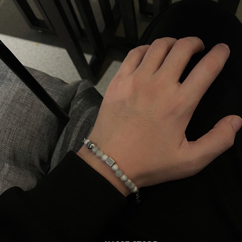 Vòng Tay Dây Xích Bằng Thép Titan Cao Cấp Sang Trọng