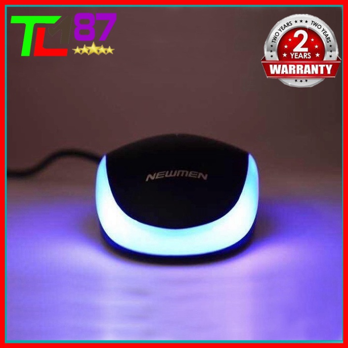 Chuột Máy Vi Tính Laptop Mouse Chơi Game NEWMEN N107 PLUS Đèn LED  - Chuột Gaming Có Dây Chuyên Game