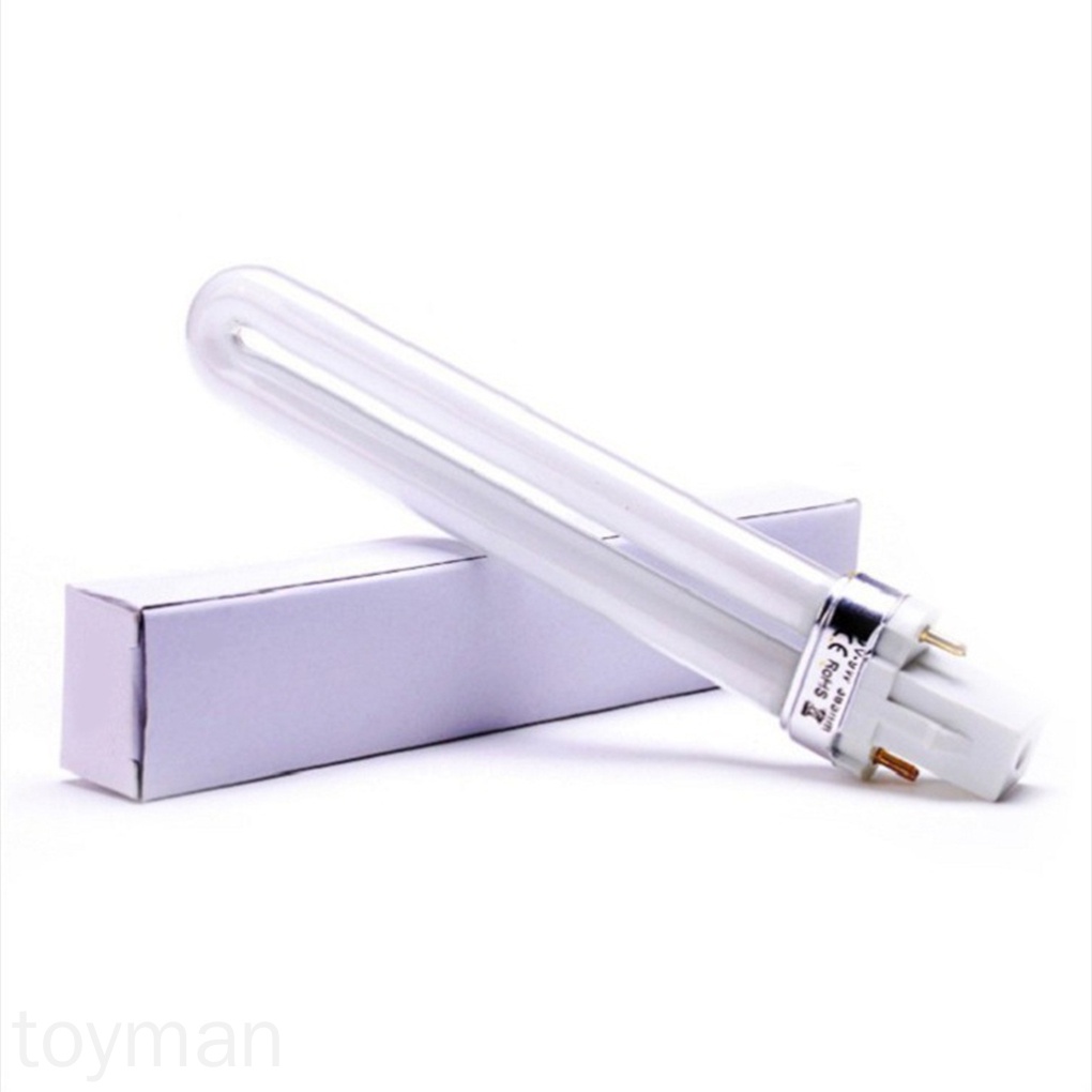 [Hàng mới về] 4 Bóng đèn UV hình chữ U 9W 365nm chuyên dụng hong khô sơn móng tay