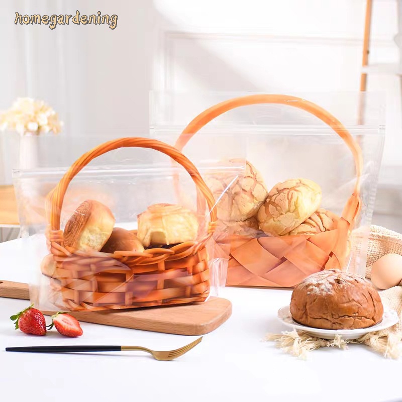 Túi Nhựa Trong Có Khóa Kéo Đựng Bánh Mì Tiện Dụng