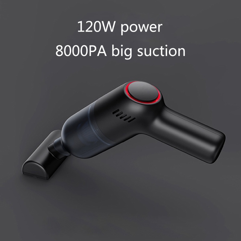 YXA USB Rechargeable Cordless 8000Pa 120W Handheld Wireless Car Vacuum Cleaner for SUV Truck Home Office Pet House Compu
