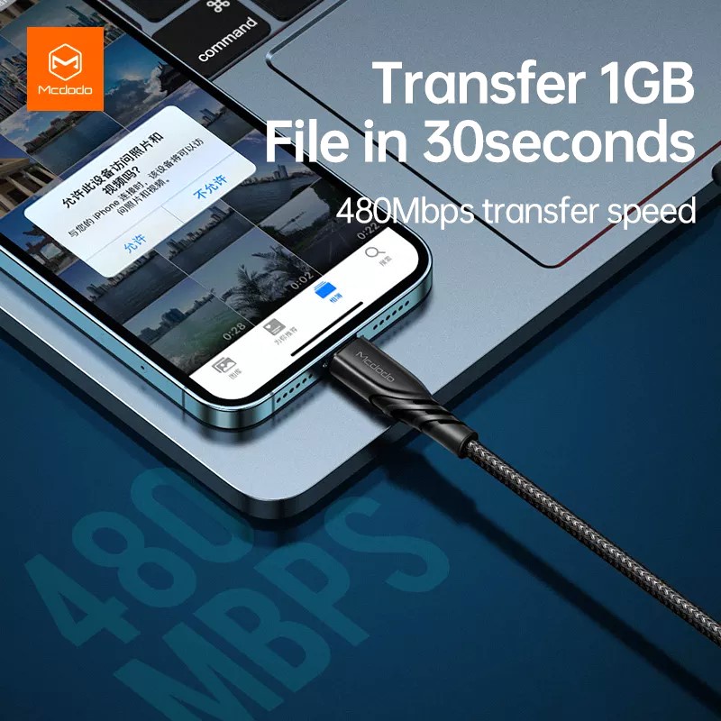 Dây sạc iphone, dây sạc nhanh type C to lightning cho Iphone PD 36W