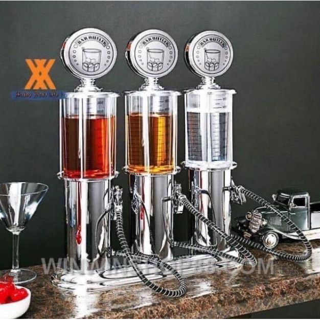 Bình Rót Bia Rượu Bar Butler Hình Cây Xăng 1 Vòi Bơm