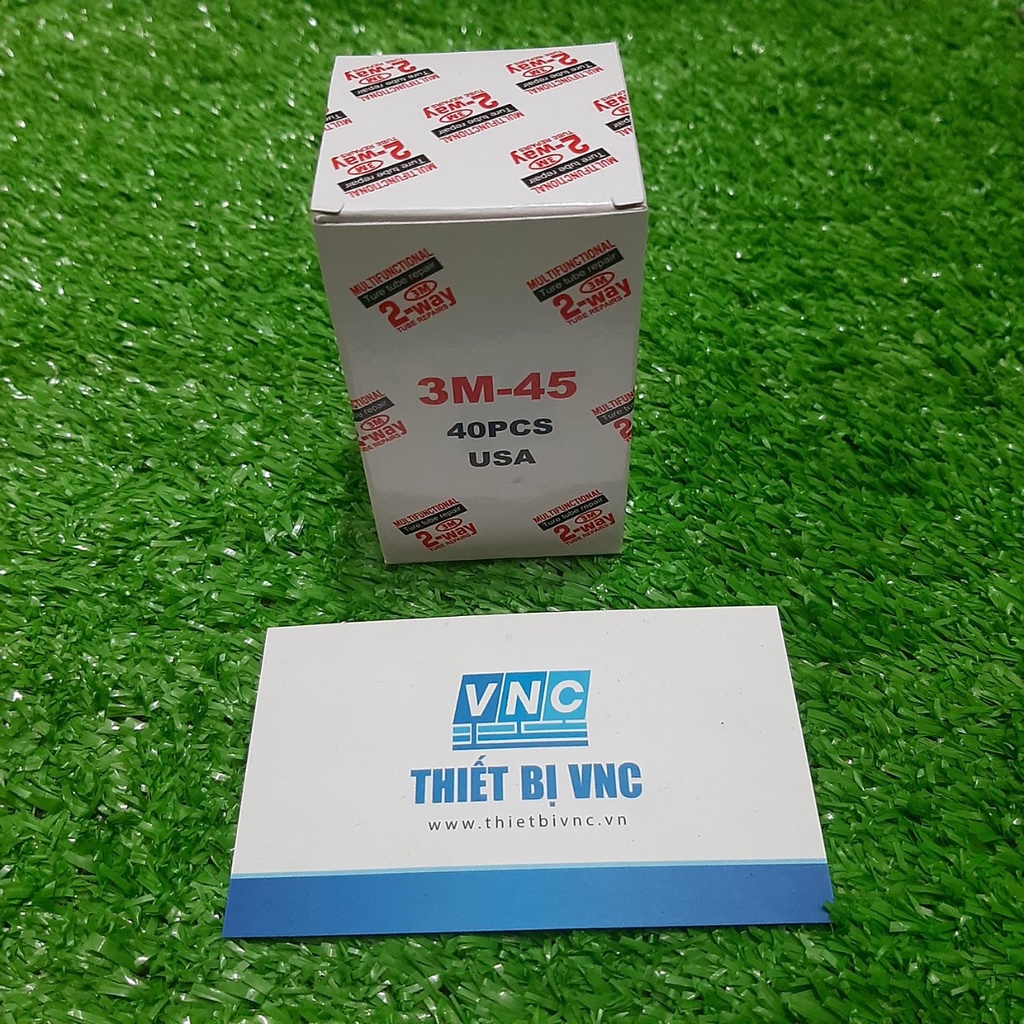 Hộp 40 miếng vá săm lốp ô tô, xe máy 3M 2way11