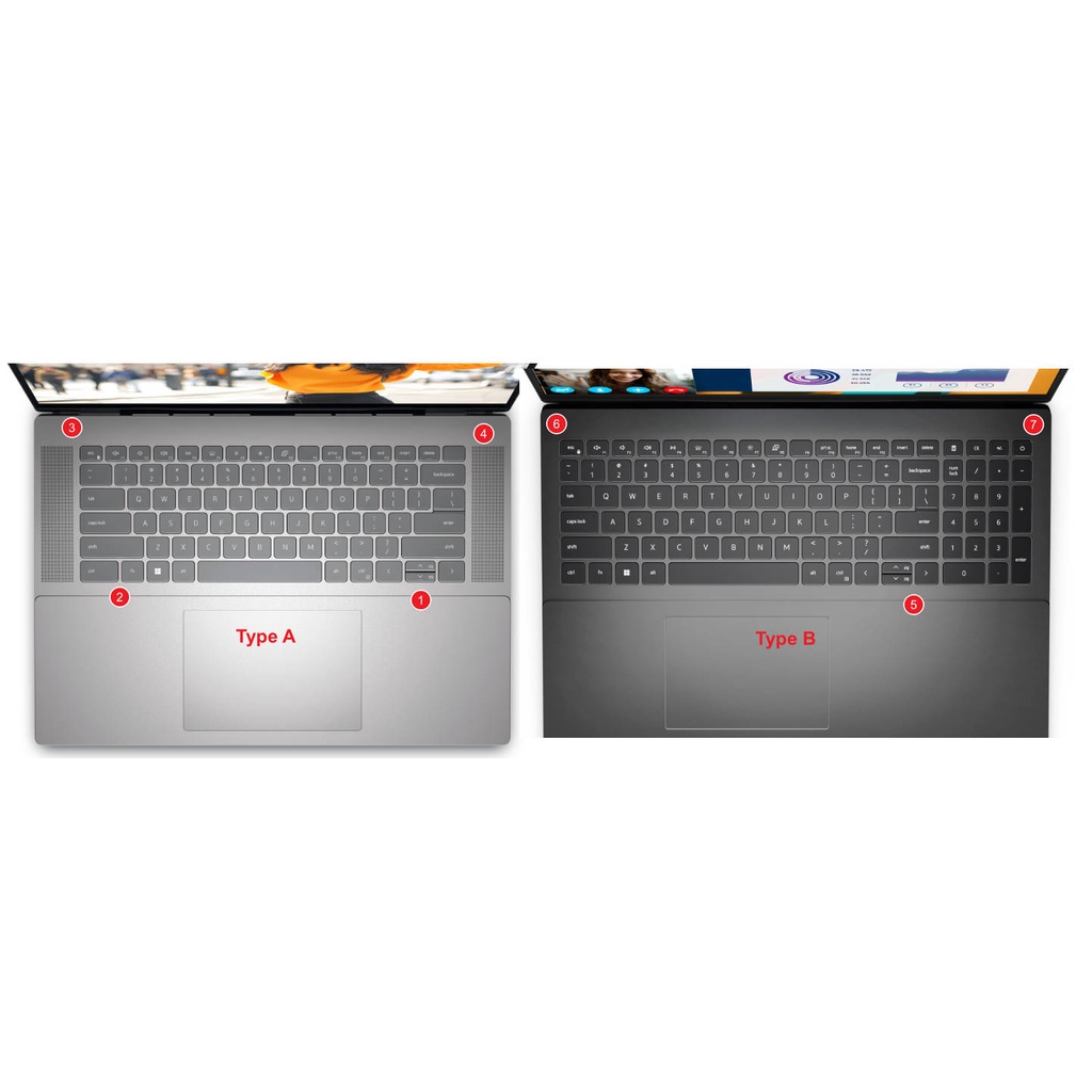 Miếng Silicone Bảo Vệ Bàn Phím Laptop Dell Vostro 16 5625 5620 16 Inch / Dell Inspiron 16 5625 5620 16 Inch 2022