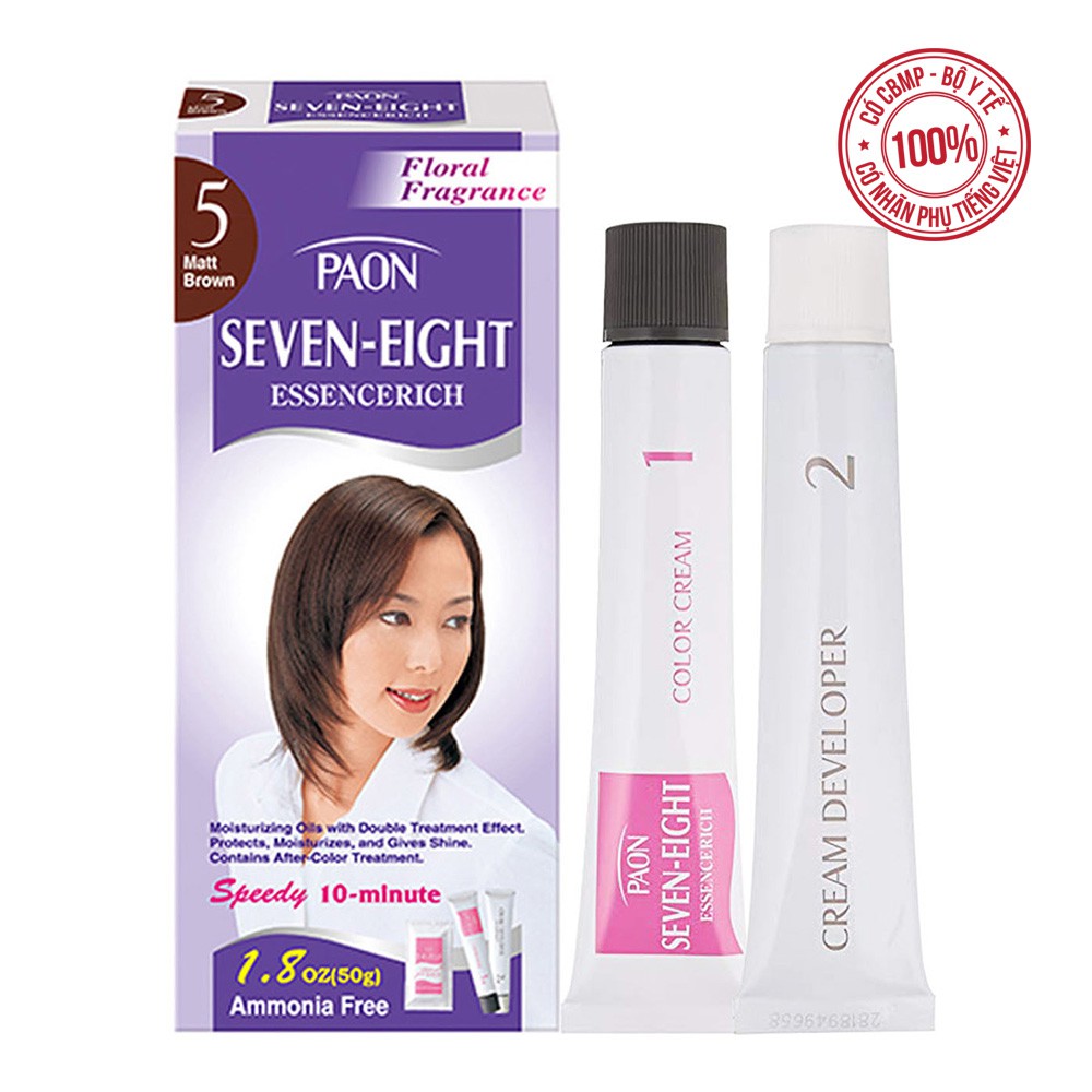 Nhuộm phủ bạc dưỡng chất Seven Eight số 5  Nhật Bản