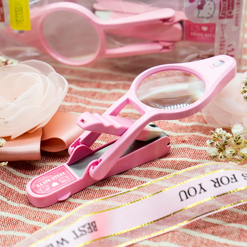 Bấm móng tay kính lúp KK-2525 Hello Kitty nội địa Nhật