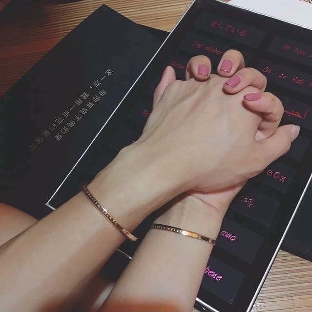 Vòng Tay Đôi Cuff Nam Nữ Bản Đẹp Chất Không Rỉ Bảo Hành 1 Năm KIYOMI STORE