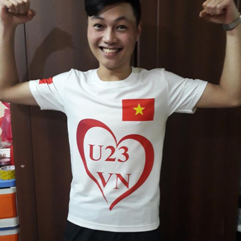 [ GIÁ SỐC ]  - TẶNG KÈM BỊT MẶT Áo thun U23 Việt Nam Vô Địch / giá tốt nhất
