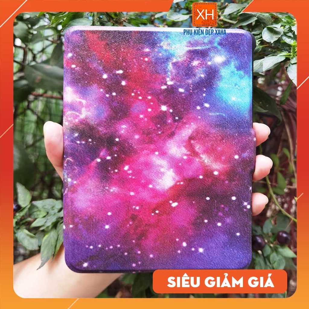 Bao Da Chuyên Dụng Máy Đọc Sách Kobo Clara HD Hoạ Tiết Tháp Eiffel Thiên Hà - Phụ Kiện Xaha - Phụ Kiện Đẹp