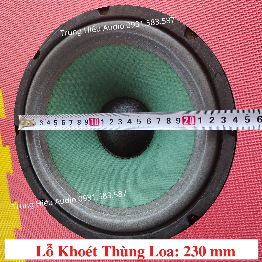 Củ Loa Bass 25 Từ 140 Coil 49, Màng Xanh, Nhện Cao Màu Nâu, Loa Bass 2 Tấc Rưỡi Gân Mút Trung Hiếu Audio (Giá 1 Cái)