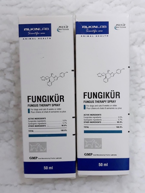 Xịt t rị nấm Fungikur Chó Mèo 50ml
