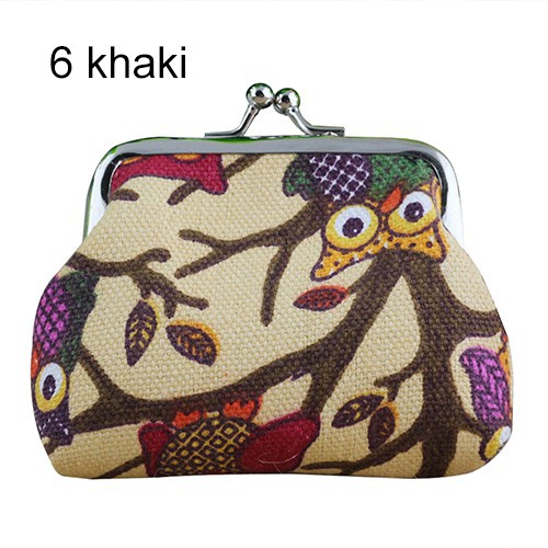 Ví đựng tiền xu chất Canvas cho nữ