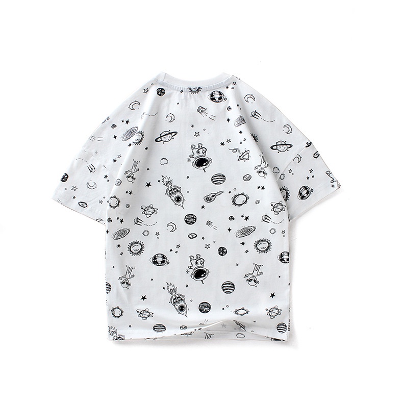 Áo thun cotton Soffny tay ngắn in họa tiết hoạt hình thời trang mùa hè cho bé trai 4-16 tuổi