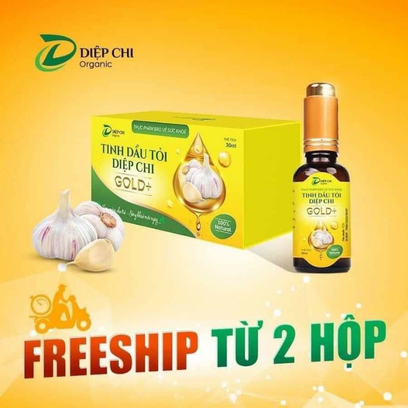 Tinh Dầu Tỏi Diệp Chi GOLD Nguồn Kháng Sinh Tự Nhiên Cho Bé Và Người Thân [Hàng Chính Hãng Bảo Hành 100%]