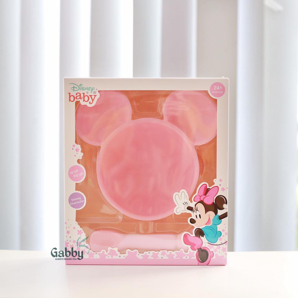 BỘ ĂN DẶM SILICON DISNEY MICKEY / MINNIE (CÓ ĐẾ HÍT)