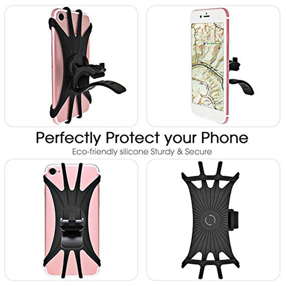 MUVAKO 360° Giá Đỡ Điện Thoại Chống Sốc Thông Dụng Cho Xe Đạp / Xe Máy