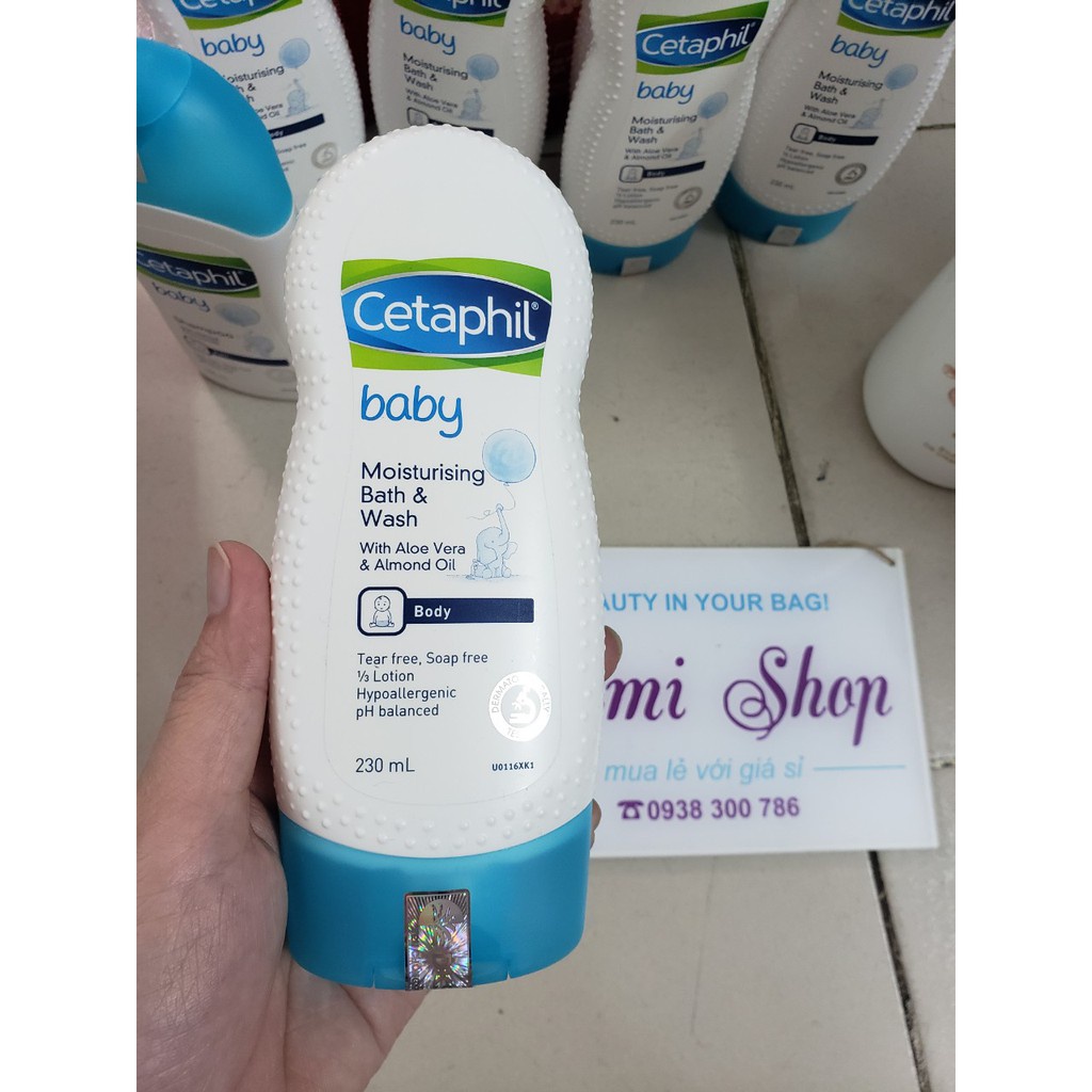 [CHÍNH HÃNG] Sữa tắm gội 2 trong 1 Cetaphil Baby Gentle Wash &amp; Shampoo 230ml