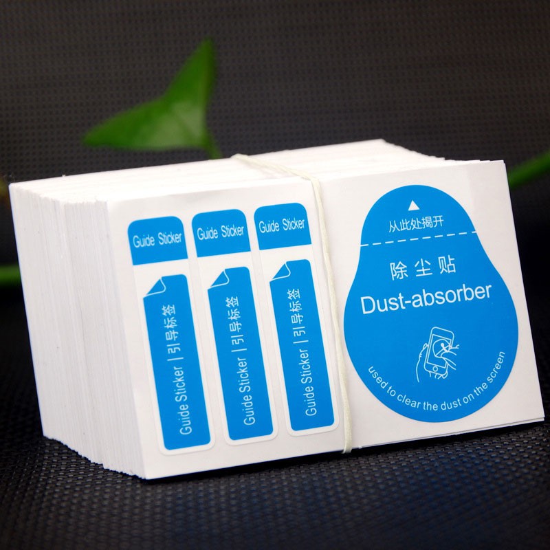 Bộ miếng dán + túi cồn ướt và khô 2 trong 1 cho miếng dán cường lực