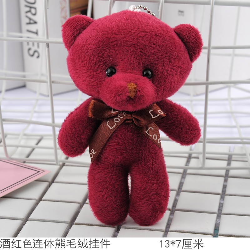 Móc khóa gấu bông búp bê xinh đẹp thích hợp làm quà tặng