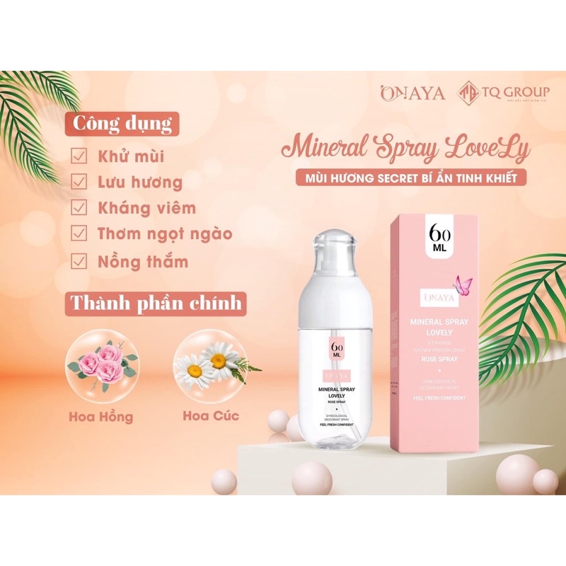 XỊT KHOÁNG VÙNG KÍN ONAYA TQ QROUD