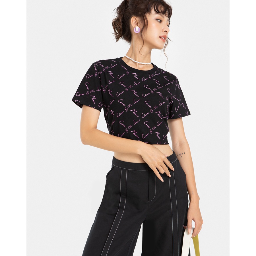 Áo Thun JUNO Form Vừa Pattern Live By The Sun JNATH012
