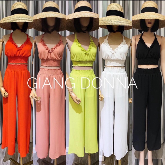 Bigsize Set áo cổ yếm S06