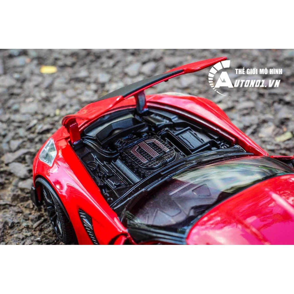 MÔ HÌNH CHEVROLET CORVETTE 2017 Z06 RED 1:24 WELLY 4983