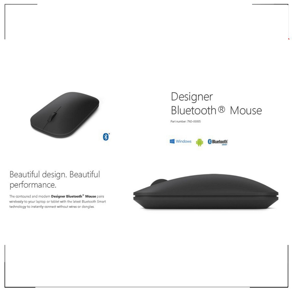 T-  Chuột Bluetooth Microsoft Designer Mouse