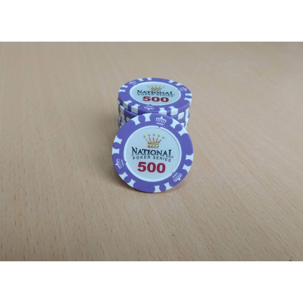 Chip/ Phỉnh National Poker Series cao cấp NoBrand