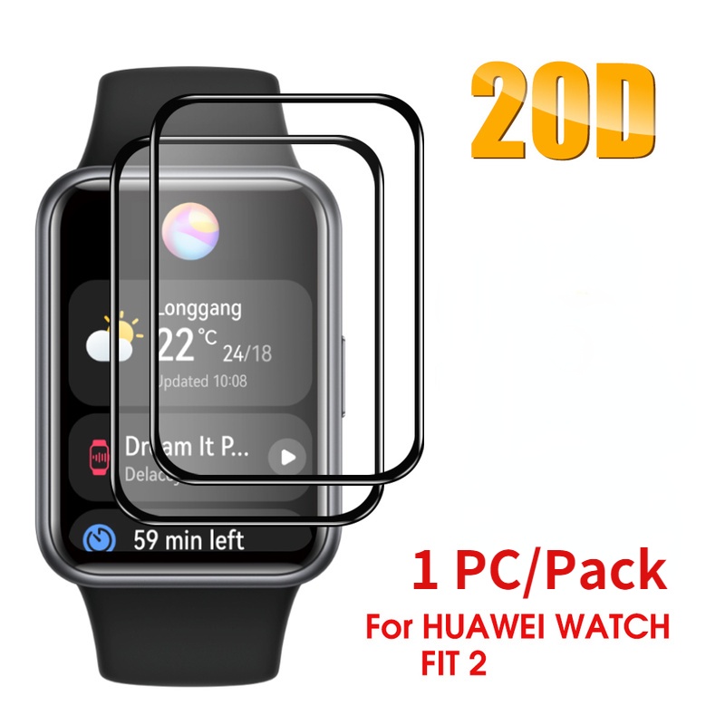 Kính Cường Lực Bảo Vệ Màn Hình Viền Cong Cho Huawei Watch Fit2/Smart