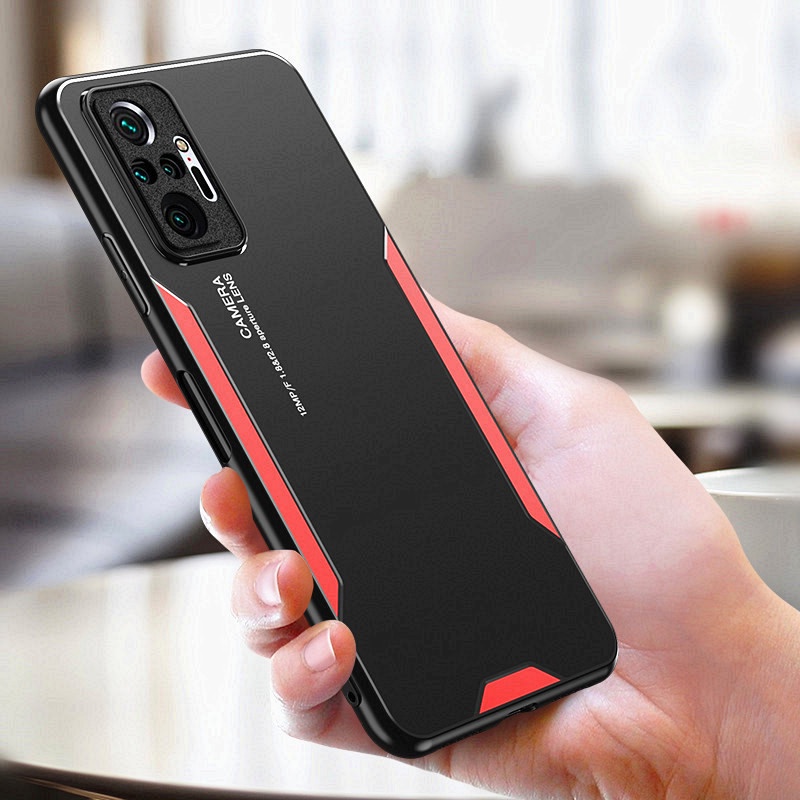 Ốp điện thoại kim loại nhôm chống sốc cho Xiaomi Mi 11 Pro/ Mi 11 Lite Poco X3 Nfc 10S 10T 10 Ultra Mix 2S 3 4