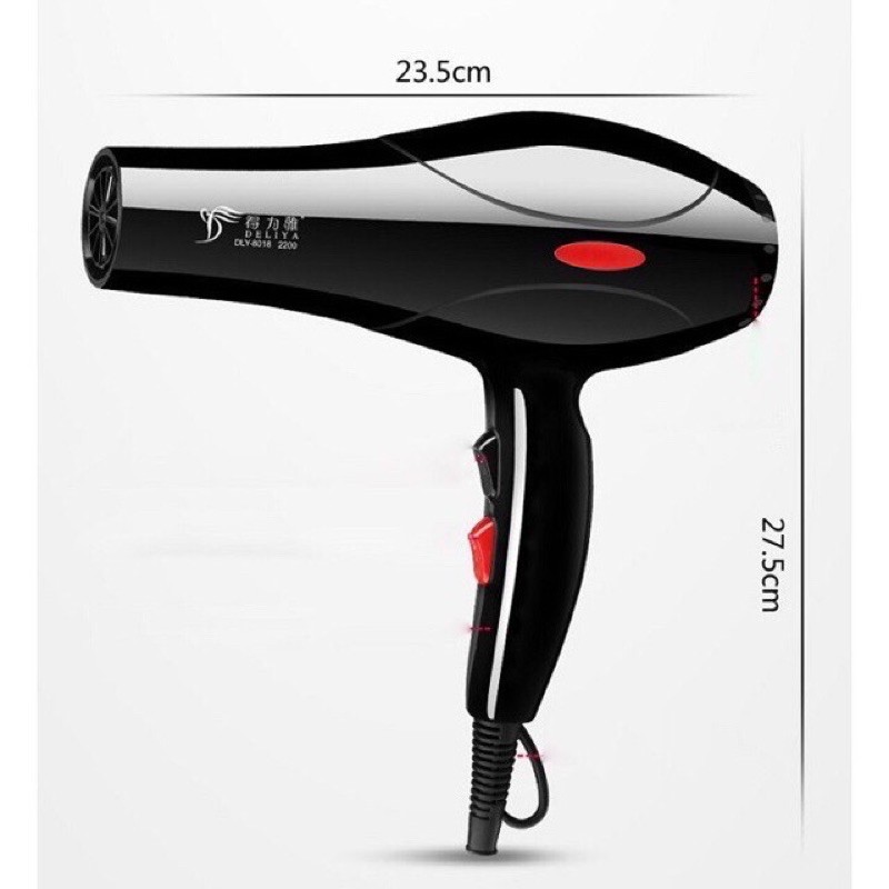 Máy Sấy Tóc Tạo Kiểu Deliya Công Suất Lớn 2200W Tặng Kèm Bộ Phụ Kiện 1 Hoặc 5 Chi Tiết Tùy Phân Loại Máy Sấy