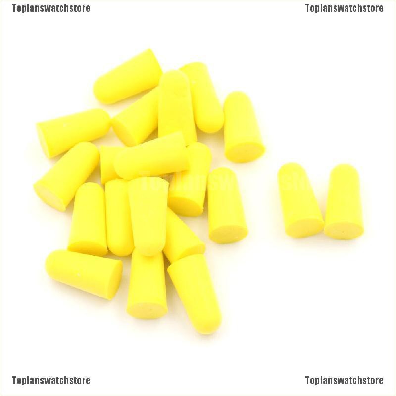 Set 20 Nút Bịt Tai Bằng PU Chống Ồn Tiện Dụng Khi Học Tập