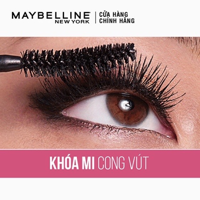 Mascara Dài Mi và Cong Mi Maybelline New York Hyper Curl Waterproof Chuốt Mi Đen Không Lem Không Trôi 9.2ml