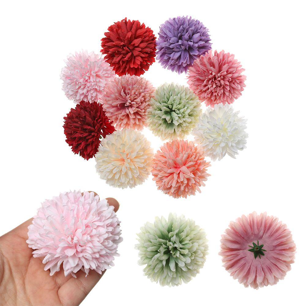 KUNHEV Set 5 Bông Hoa Cẩm Tú Cầu Giả Bằng Lụa Dùng Trang Trí Tiệc Cưới DIY