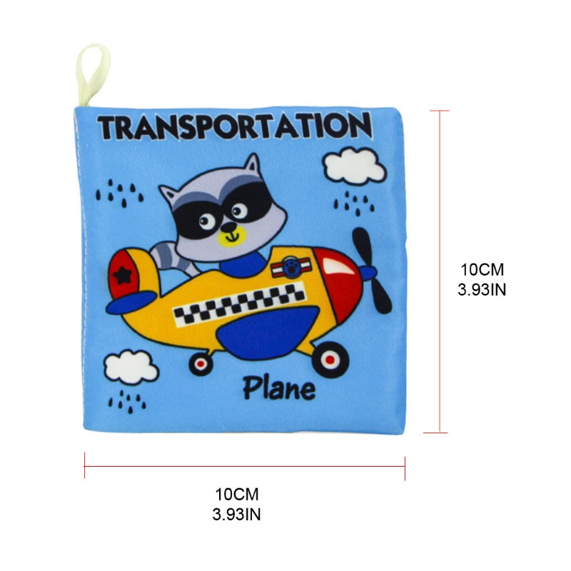 Sách Vải Mềm Có Âm Thanh Hình Động Vật Dành Cho Bé Sơ Sinh